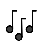 Musical Notes SVG Icon